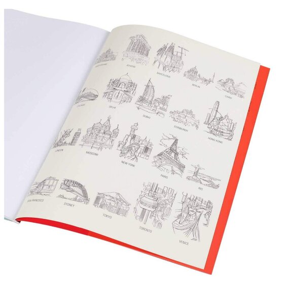 1000 Dot-to-Dot: Cities Paperback by Thomas Pavitte  - NEW - Picture 4 of 5